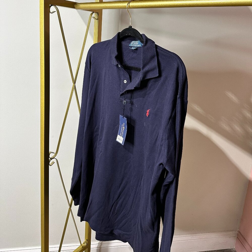 Ralph Lauren Men's Classic-Fit Long Sleeve Soft Cotton Polo